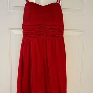 Homecoming dress, red